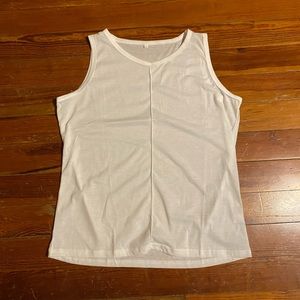White tank top